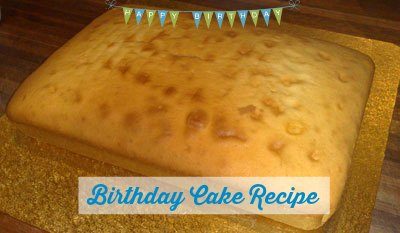 Birthday Cake Recipe
